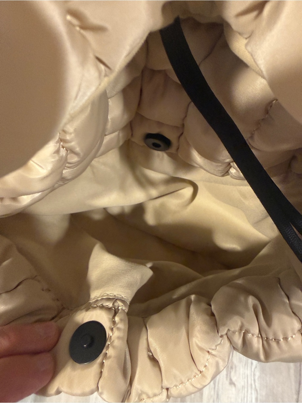 FP Movement Free People Quilted Hiker Backpack Tan One Size - Picture 5 of 13